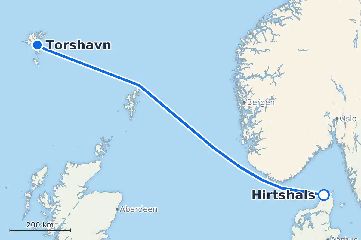 Hirtshals - Thorshavn